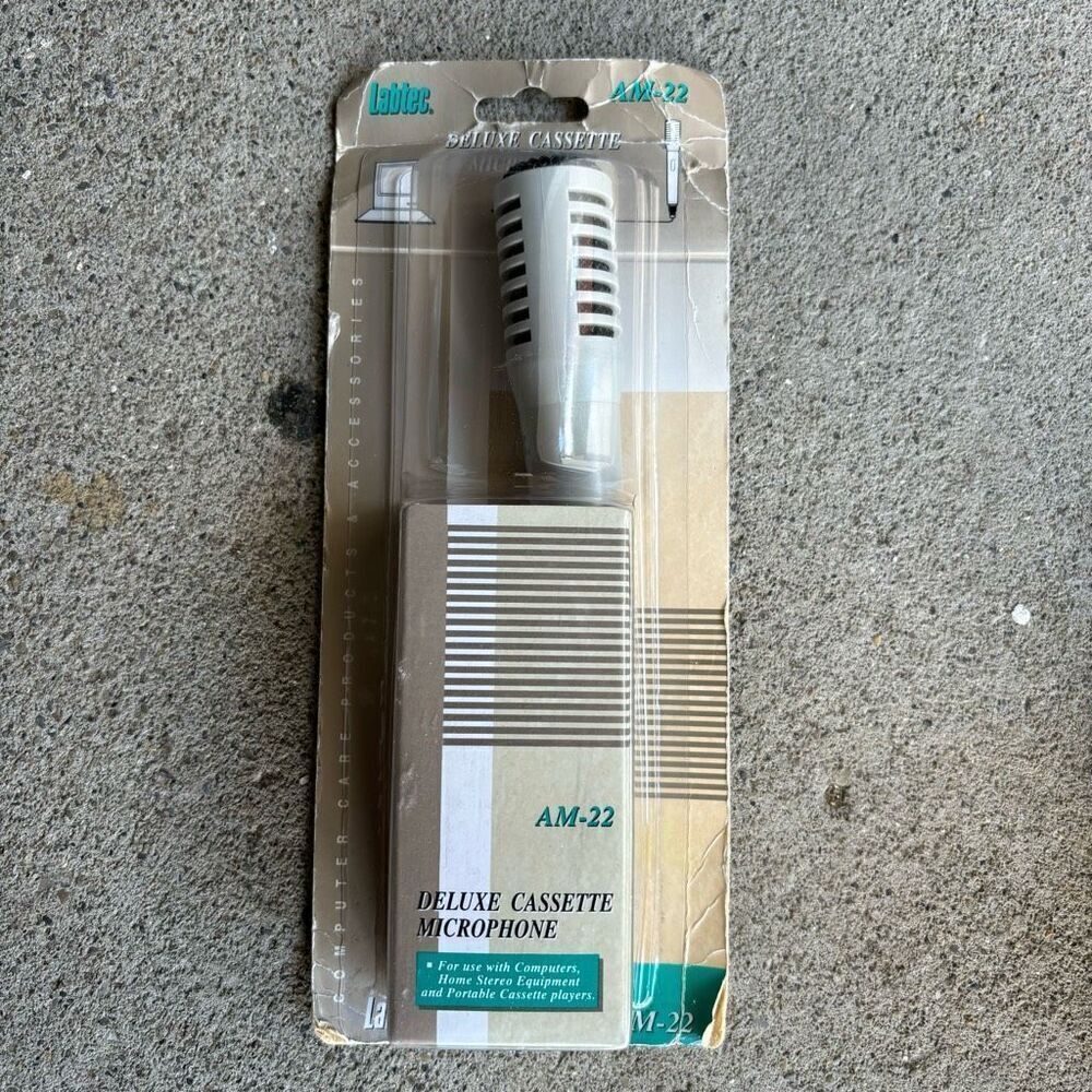 Labtec AM-22 Deluxe Cassette Microphone *New*